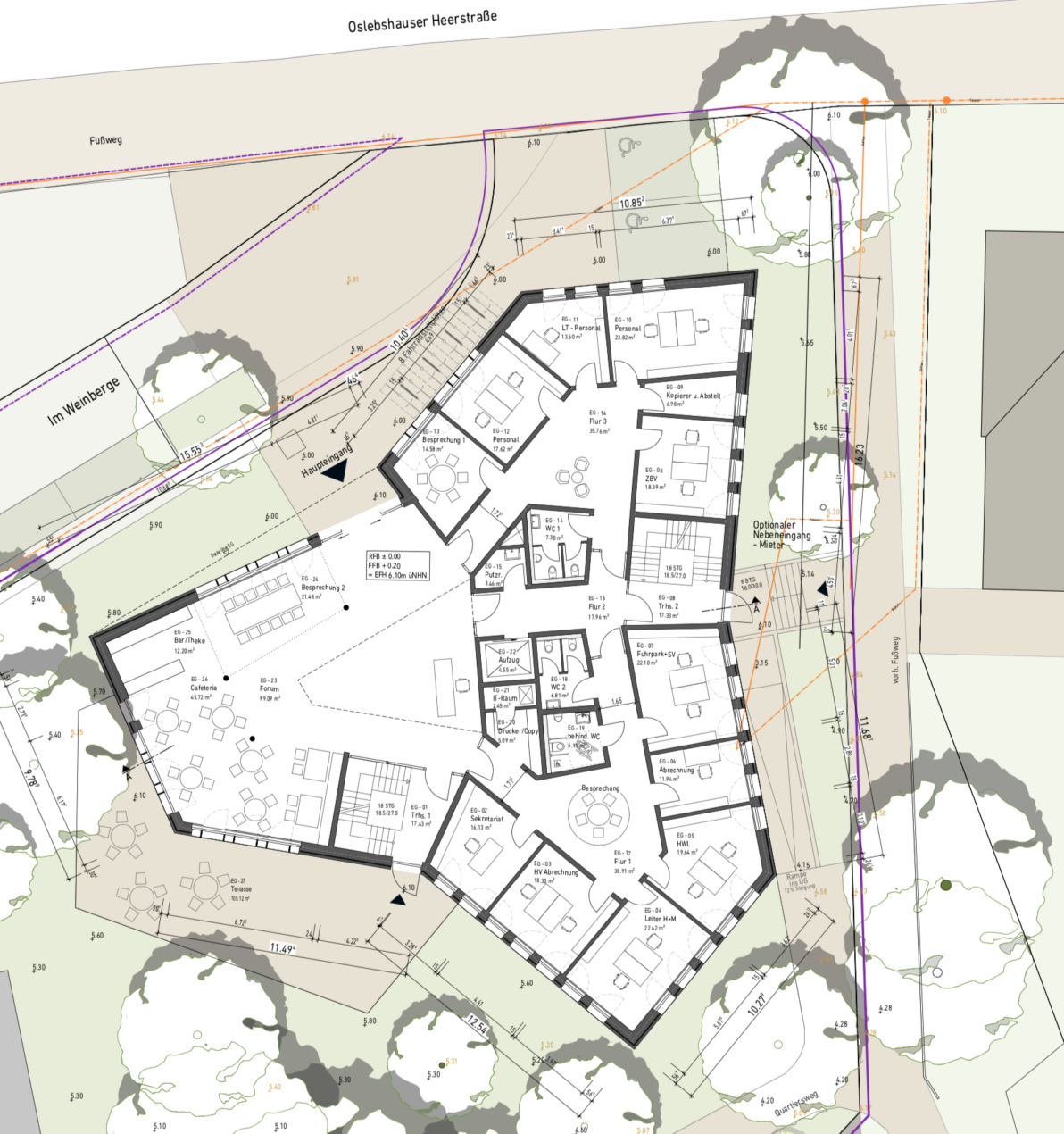 buerohauser_Projektentwicklung_Städtebau_Verdichtung Wohngebiet_Gebäude 1 EG