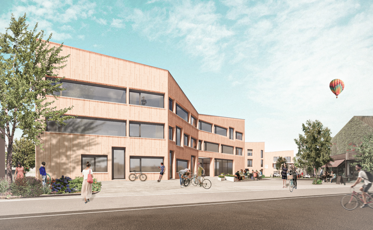 buerohauser_Projektentwicklung_Städtebau_Verdichtung _Rendering Verwaltung