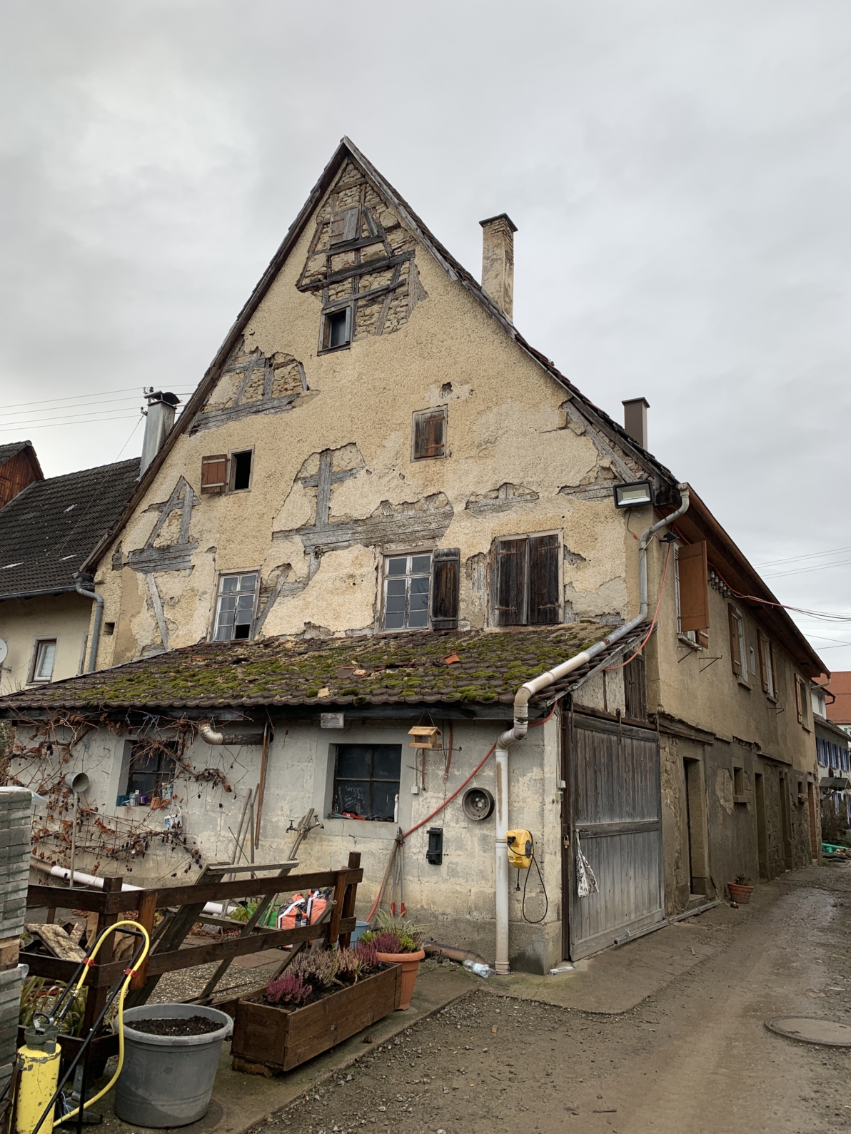 Bestandsbild des denkmalgeschützten Wohnhauses