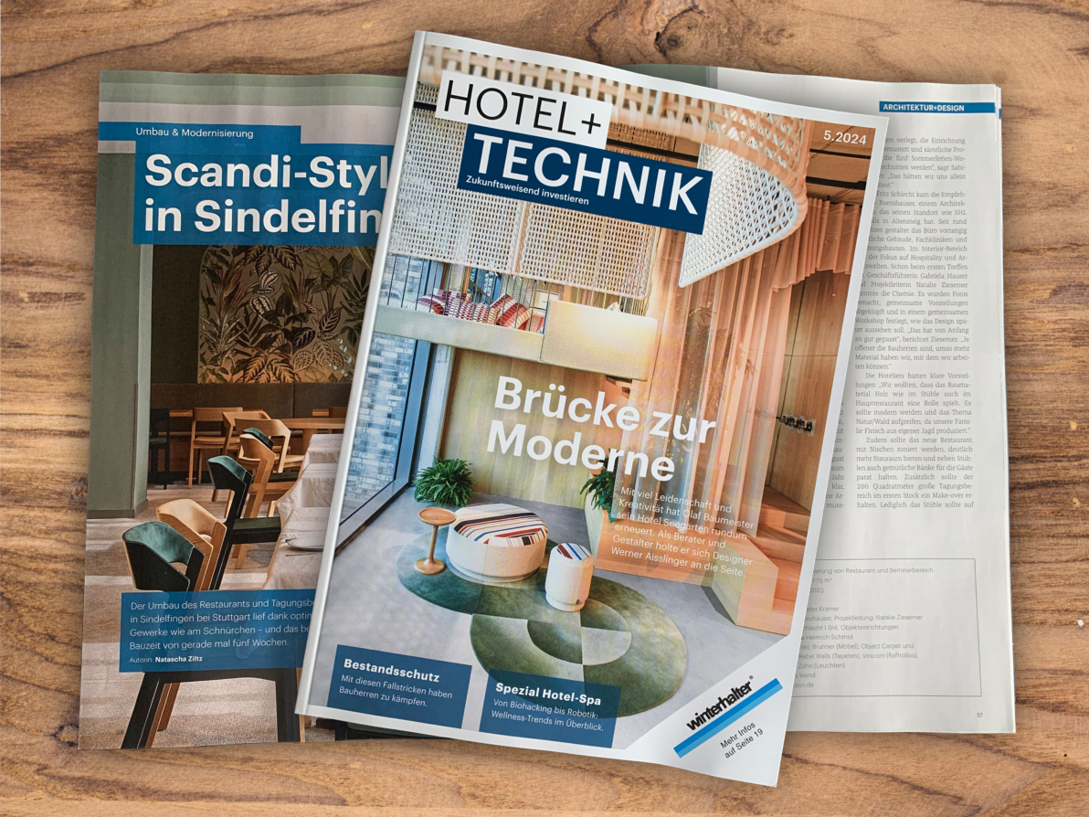 buerohauser Hotel Erikson in der Hotel + Technik, Cover