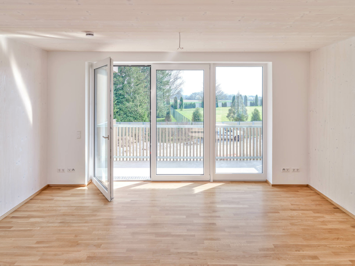 Ausblick vom Balkon