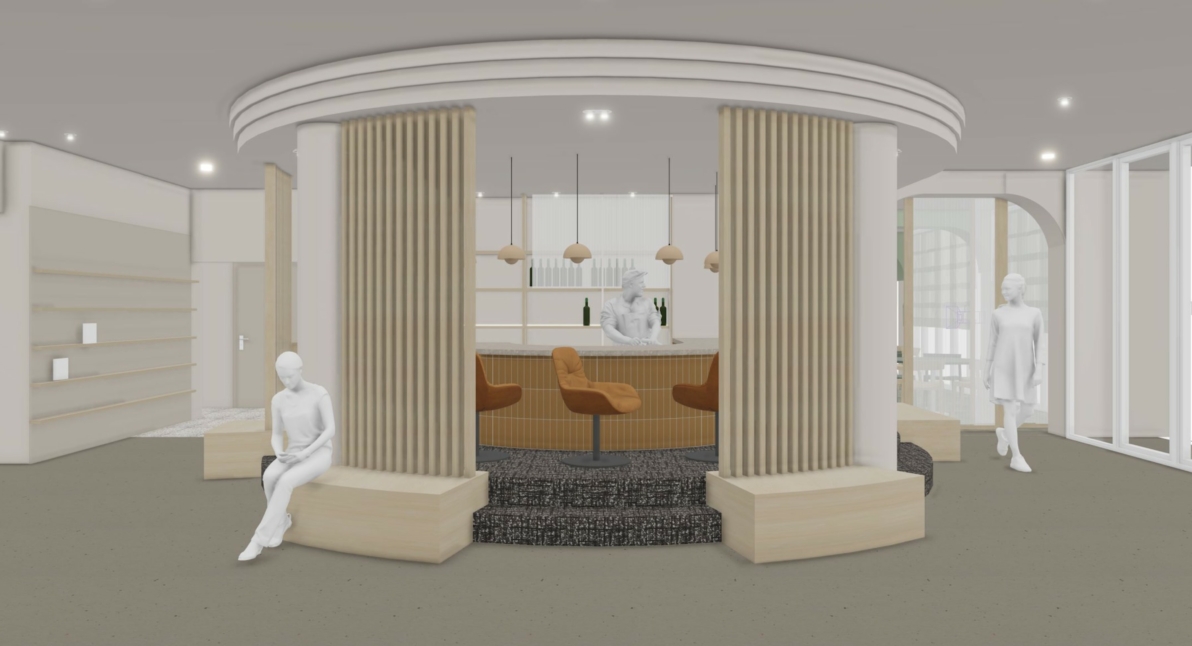 Erikson Hotel: Rendering der Bar