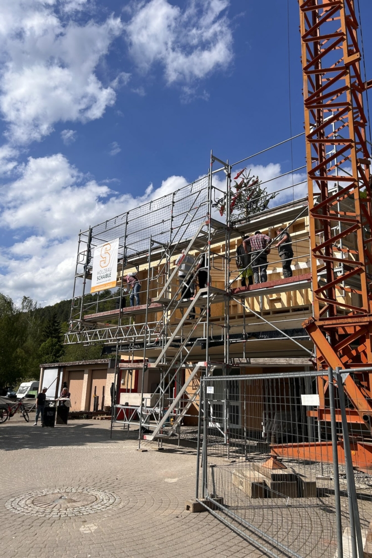 Richtfest Bürgerhaus Unterschwandorf