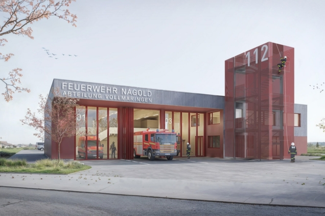Feuerwehrgerätehaus Vollmaringen, Garage