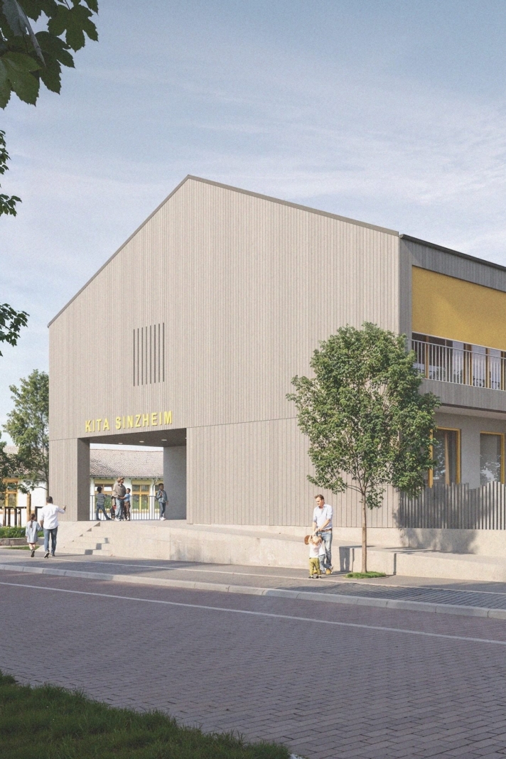 Kita Neubau Sinzheim, Visualisierung