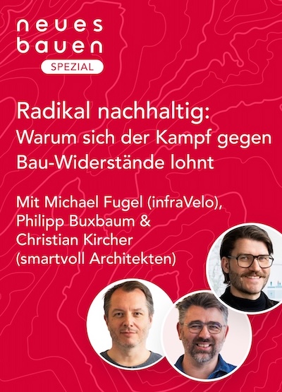 Einladung zur Live-Aufnahme des Podcasts neues bauen mit infraVelo und smartvoll Architekten